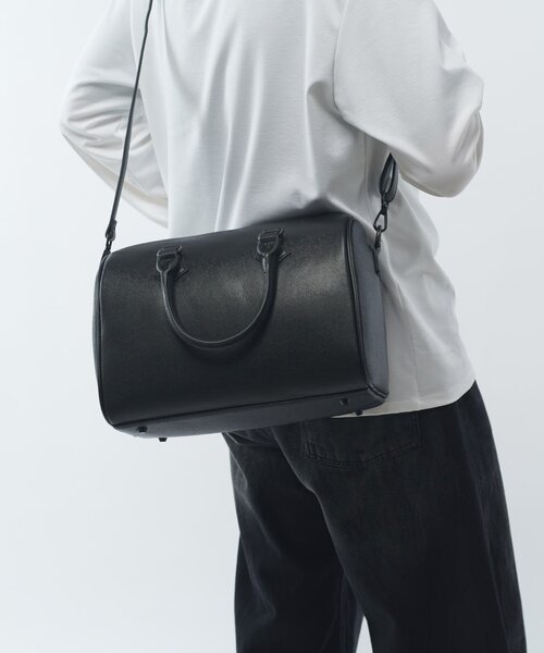 【希少品✨】ルイスレザー 2WAY ボストンバッグ ショルダーバッグ ブラック Lui's（ルイス） 2WAYバッグ FREE ブラック メンズ : ZOZOTOWN Yahoo