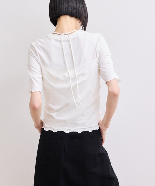 tシャツ 「WEB限定」ベアトップレイヤードカットソー レディースの画像