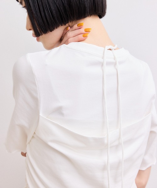 tシャツ 「WEB限定」ベアトップレイヤードカットソー レディースの画像