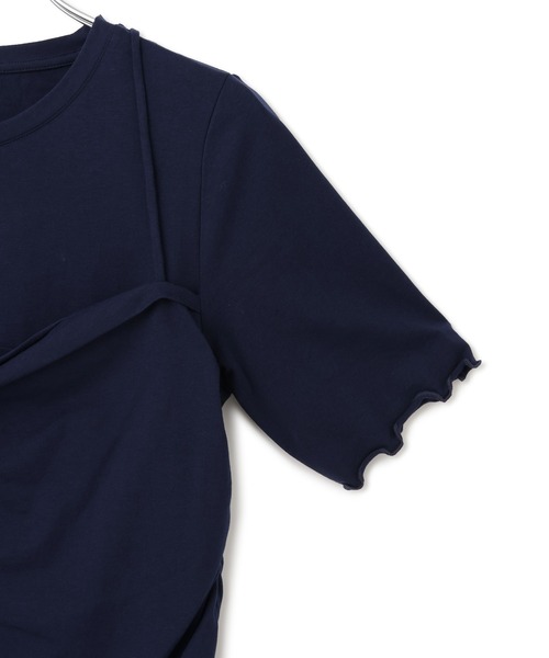 tシャツ 「WEB限定」ベアトップレイヤードカットソー レディースの画像