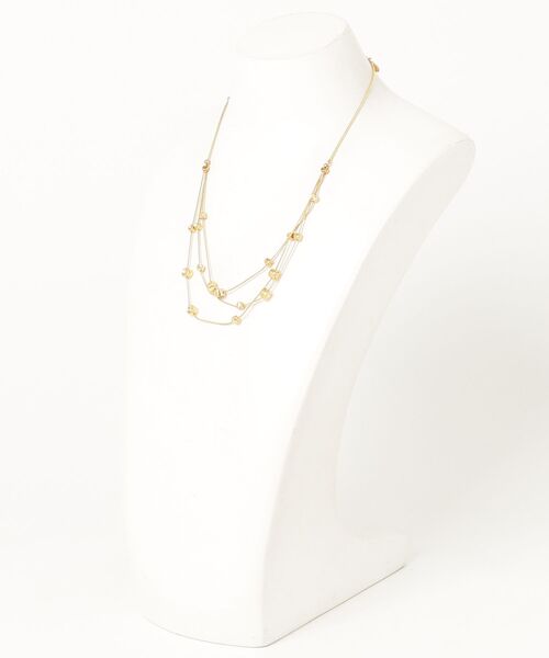MONET（モネ） ネックレス - ゴールド レディース : ZOZOTOWN Yahoo!店 