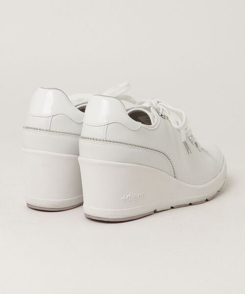 「+diana」 ローカットスニーカー 24.0cm ホワイト レディース_画像2