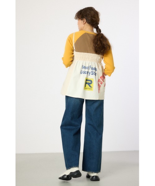 「RODEO CROWNS WIDE BOWL」 デニムパンツ SMALL ライトブルー レディース_画像2