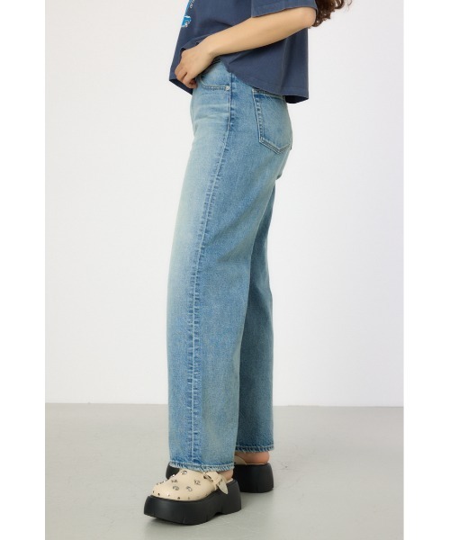 「RODEO CROWNS WIDE BOWL」 デニムパンツ SMALL ライトブルー レディース_画像4
