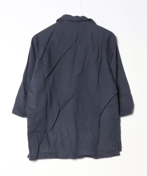「The DUFFER of ST.GEORGE」 7分袖シャツ SMALL ネイビー メンズ_画像2