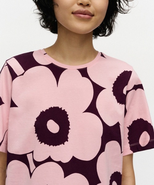 marimekko 半袖Tシャツ チュニック marimekko（マリメッコ） tシャツ 半袖 Tunnit Unikko / shirt