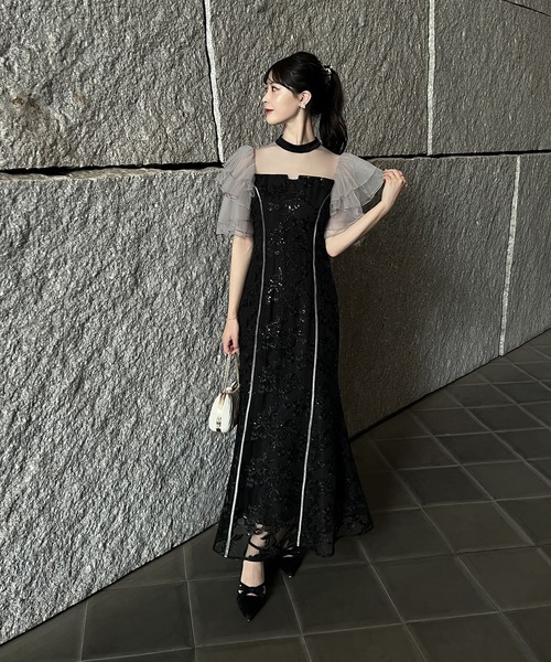 Leja（レジャ） パーティードレス ドレス 「LEJA」スパンコール