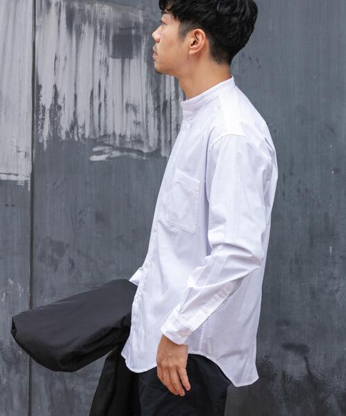 「URBAN RESEARCH ROSSO MEN」 長袖シャツ LARGE ホワイト メンズ_画像3