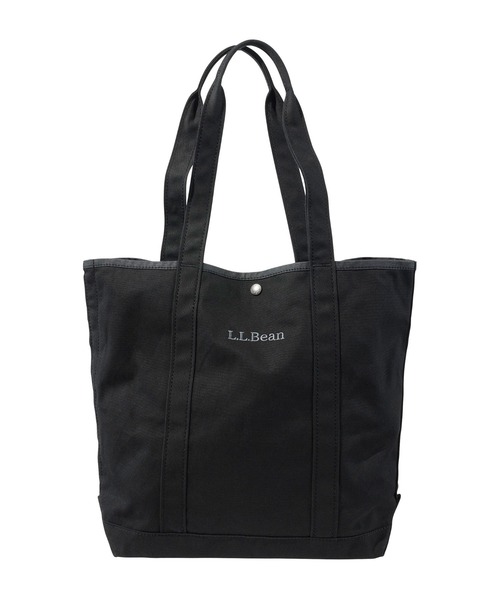 LLBean トートバッグ 2way ショルダー ブラック 黒 ホワイトステッチ L.L.Bean（エルエルビーン） トートバッグ グローサリー・トート