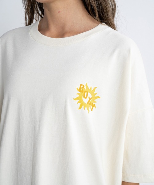 「ROXY」 半袖Tシャツ MEDIUM ホワイト レディース_画像5