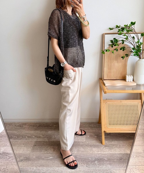 「NOAHL」 カーゴパンツ M グレー レディース_画像6