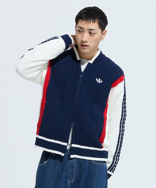 （最終値下げ）【 originals】レトロリミックス カーディガン adidas（アディダス） カーディガン レトロ リミックス カーディガン