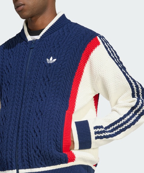 レトロリミックスカーディガン　L adidas（アディダス） カーディガン レトロ リミックス カーディガン