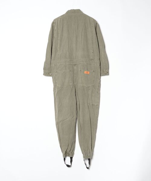 「UNIVERSAL OVERALL」 オールインワン SMALL オリーブ レディース_画像2
