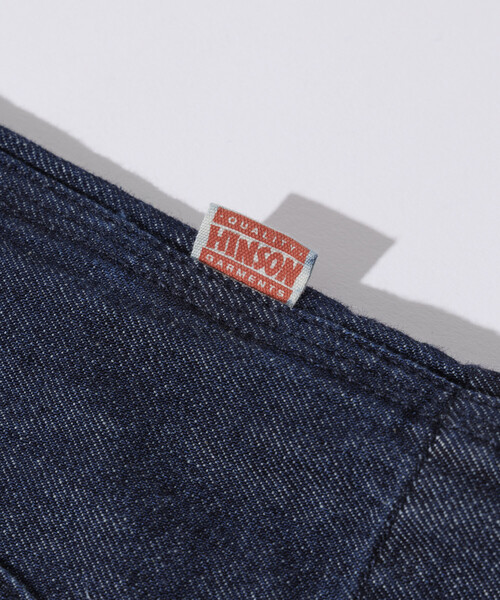 「HINSON」 デニムジャケット MEDIUM ネイビー メンズ_画像8