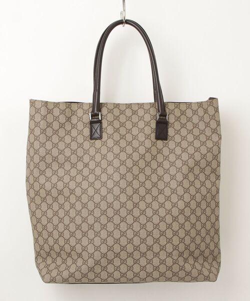 GUCCI GGスプリーム トートバッグ美品 GUCCI（グッチ） GGスプリーム トートバッグ - ベージュ レディース