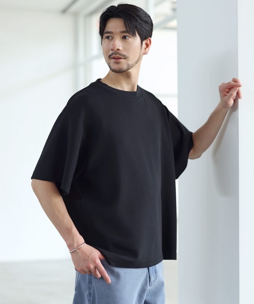 「SPU」 7分袖Tシャツ L ホワイト メンズ_画像4
