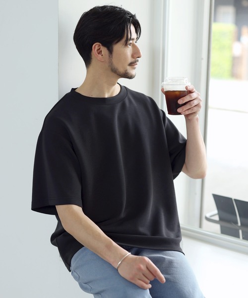 「SPU」 7分袖Tシャツ L ホワイト メンズ_画像5