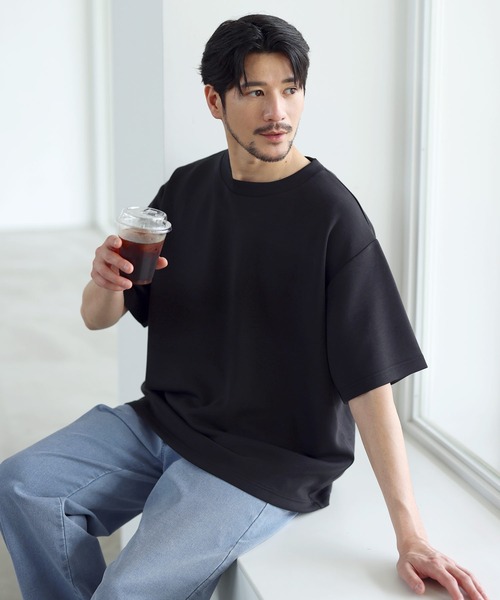 「SPU」 7分袖Tシャツ L ホワイト メンズ_画像6