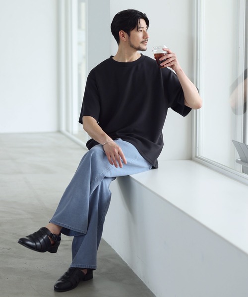 「SPU」 7分袖Tシャツ L ホワイト メンズ_画像9