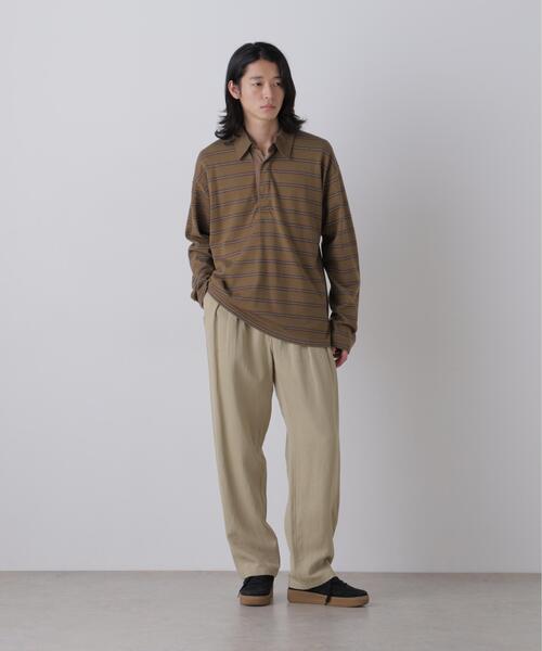YLEVE イレイヴ ワイドパンツ　ベージュ　サイズ1 YLEVE（イレーヴ） ワイドパンツ パンツ YLEVE / WASHI PAPER TWILL