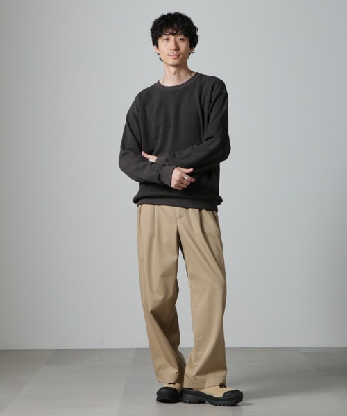 「NANO universe」 長袖Tシャツ M グレー メンズ_画像7
