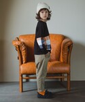 tシャツ 「おそろい」レトロチェック柄長袖Tシ...の詳細画像4