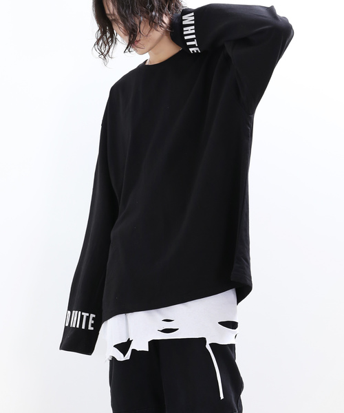 minsobi tシャツ フェイクレイヤードTシャツ ファッション