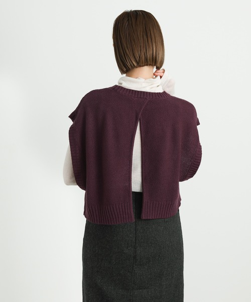 SOMEYA バックスリットショートベスト SOMEYA バックスリットショートベスト SOMEYA バックスリットショート