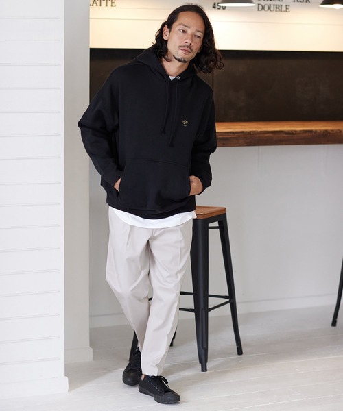 着用数回のみ CAMBIO テーパード アンクル丈 チノパン CAMBIO(カンビオ)】裾シングルテーパードパンツ（チノver