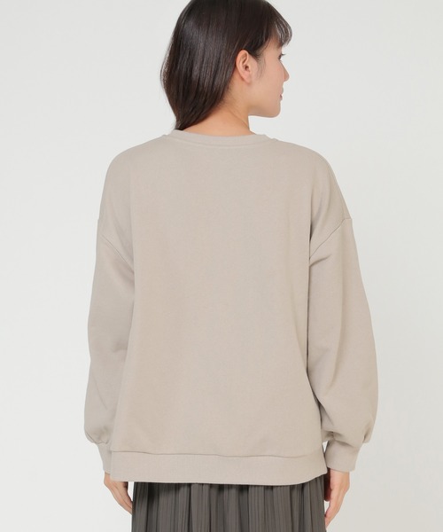 トレーナー スウェット URBAN NATURE LIFE プリントスウェット レディース ikka トレーナー スウェット URBAN NATURE LIFE プリント