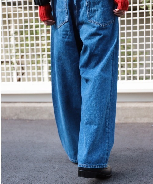 パンツ デニム ジーンズ 「superNova.」Selvedge wide jeans - Bio