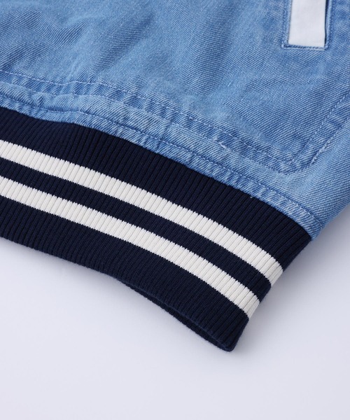 SILAS スタジャン DENIM VARSITY JACKET メンズ : ZOZOTOWN