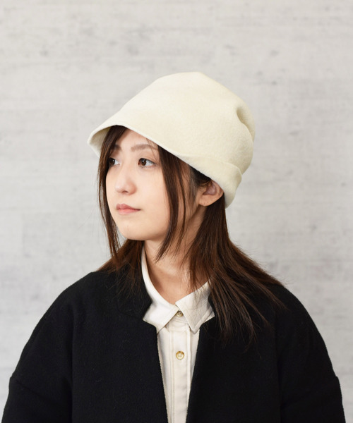 Piece de Lucile 帽子 バスクニットチューリップ レディース Piece de Lucile（ピエスドリュシル）の「Basque バスクニット