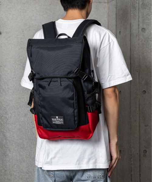MAKAVELIC デイバック リュック DOUBLE LINE3 BACKPACK / バックパック 