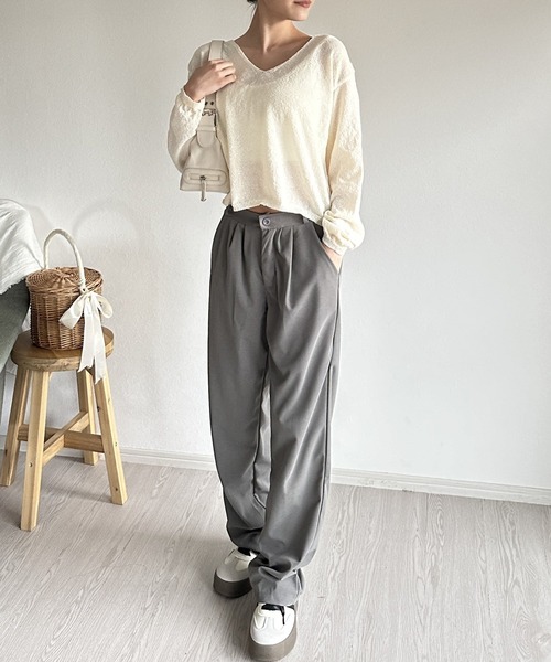 【新品】ロイスクレヨンチェックハイウエストタックパンツ 新品】ロイスクレヨンチェックハイウエストタックパンツ 楽天