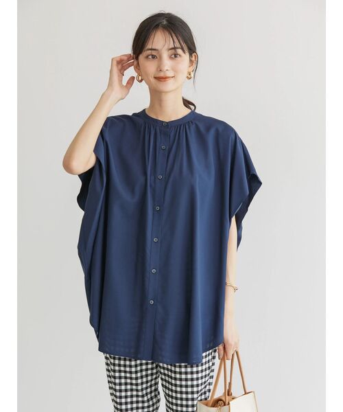 小さいサイズ]フレンチスリーブシアーカットソー(夏の1枚着に
