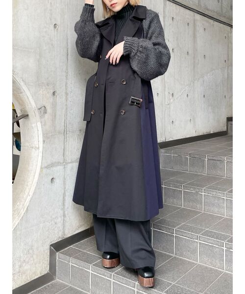 ウェールズボナー 20aw トレンチコート Adidas x Wales Bonner リバーシブル トレンチコート