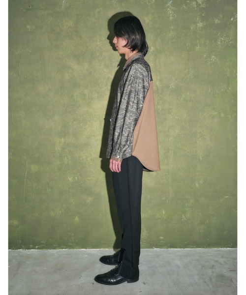 N'enuphar シャツ ペイズリージャガード織りシャツ メンズ レディース