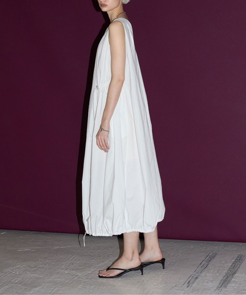 JOSE MOON TENT LINE DRESS ホワイト