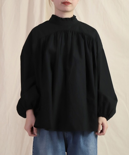 ブラウス シャツ 「Brocante / ブロカント」 50ブロード ヴロンブラウス レディース Brocante ブラウス シャツ 「Brocante / ブロカント」 50