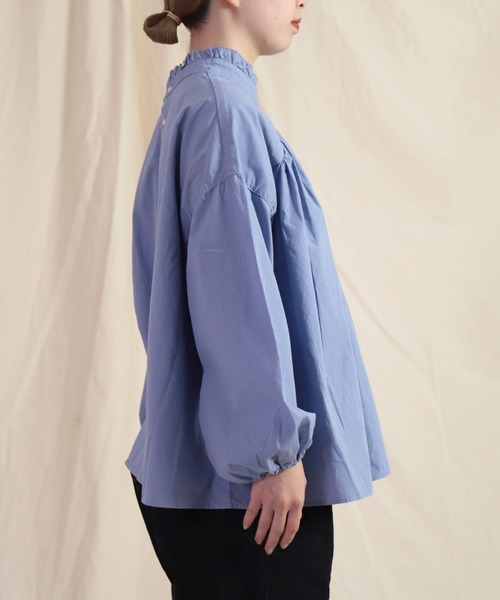 ブラウス シャツ 「Brocante / ブロカント」 50ブロード ヴロンブラウス レディース Brocante ブラウス シャツ 「Brocante / ブロカント」 50