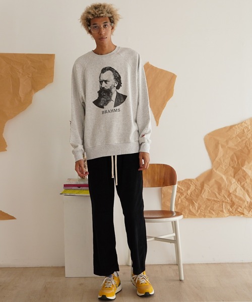 【美品】Healthknit ブラームス classic スウェット　Ｌ Healthknit / CLASSIC SWEAT CREW NECK L/S ブラームス – CASDAY
