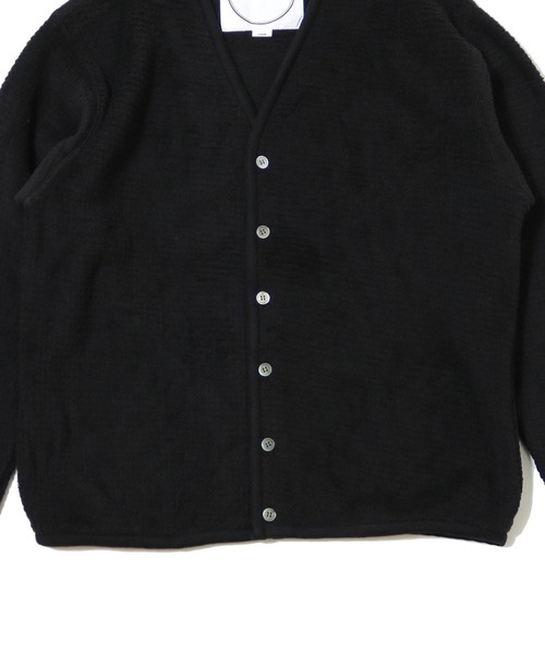 カーディガン SOLID FLEECE CARDIGAN/ソリッド フリース カーディガン 