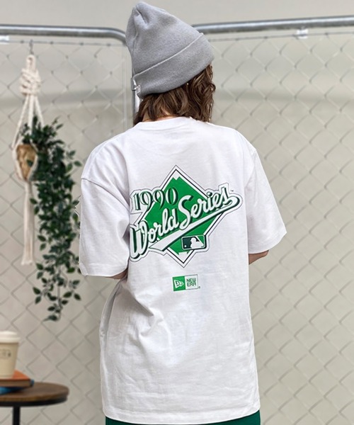 【ニューエラ】オーバーサイズド バックプリントTシャツ セール】【ユニセックス】NEW ERA/ニューエラ オーバーサイズ