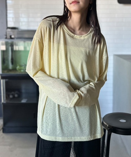 トップス koto Kotoe tシャツ ビッグシルエット シースルートップス レディース