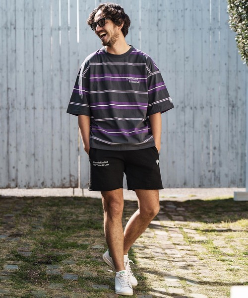 パンツ mp12120- Time is Limited. printed cut off shorts ショートパンツ メンズ_7