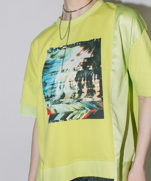 AULA AILA（アウラ アイラ） tシャツ オーシャンフォトプリントTシャツ