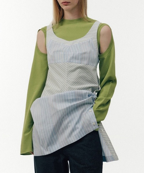 ニット セーター ARMHOLE LONG SLEEVE KNIT レディース