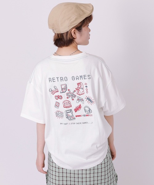 DOUBLE NAME（ダブルネーム） tシャツ GAMER BACK刺しゅう